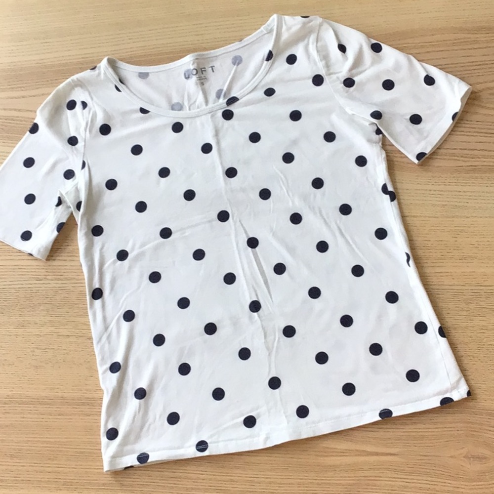 Loft polka dot t-shirt